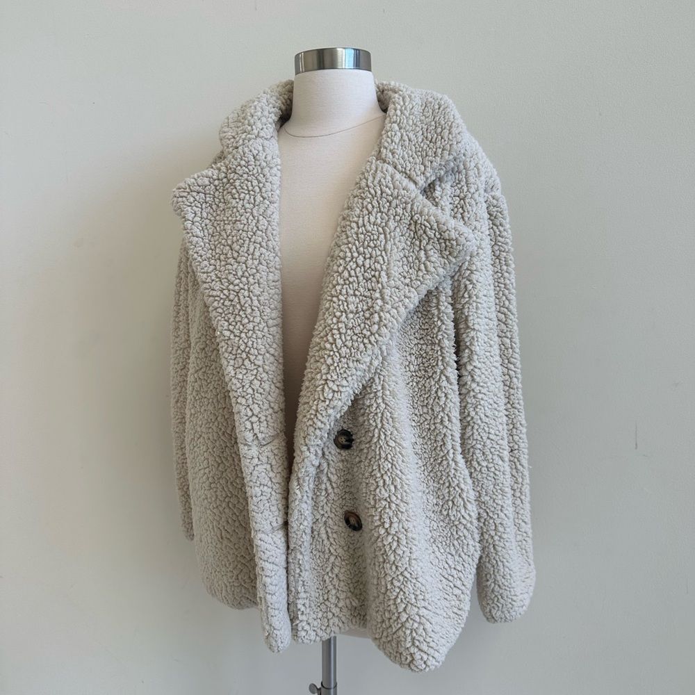 Zeagoo Fuzzy Fleece Jacket Size L